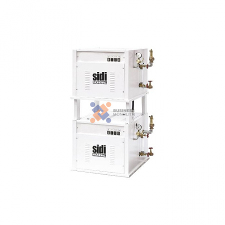 парогенератор с поплавковым устройством контроля уровня (двойной) br-inox 120 sidi mondial srl (италия)